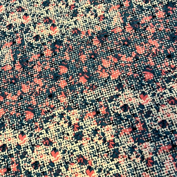 NEW Lularoe perfect tee yellow, teal and coral - Picture 2 of 6